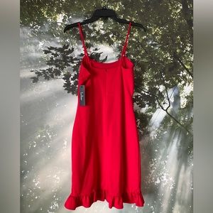 NWT Lulus Spoonful of Sass Red Bodycon Mini Dress